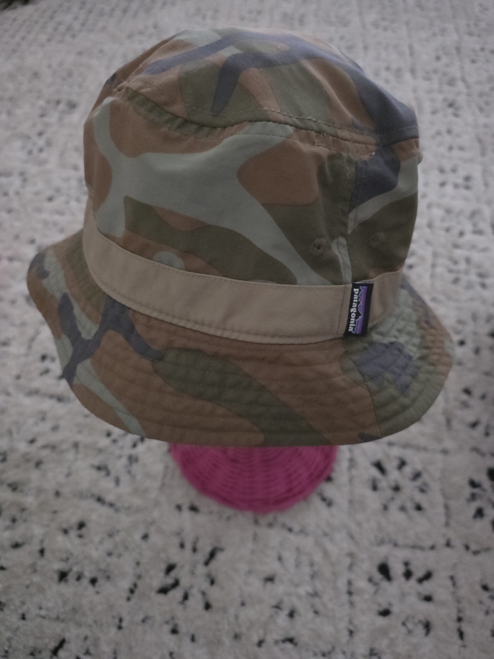 Patagonia Camouflage Bucket Hat - Green/Tan/Brown